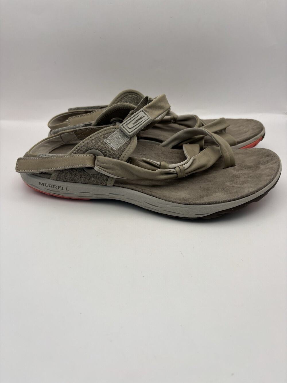 Merrell Vesper Covert Gray Sandals Women Size 10